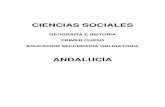 Programación Adarve Ciencias Sociales, Geografía e ... · PDF fileCiencias Sociales, Geografía e Historia 1.º ESO. Andalucía. 1. INTRODUCCIÓN El Real Decreto 1631/2006 de 29