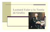 Leonard Euler y la Teoría de Grafos - Sede Medellincurmat/matdiscretas/doc/intrografos.pdf · Todas ellas son ejemplos de problemas que se pueden modelar usando la Teoría de Grafos,