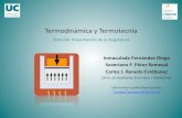 Termodinámica y Termotecnia - ocw.unican.es 00... · - Ciclo Combinado - Cogeneración T 7.- Ciclos de Refrigeración - Refrigeración por compresión - Refrigeración por absorción