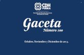 1 ˜ecomendaciones Gaceta -  · PDF filemediante oficio PVG/41/2013, el primer visitador general formuló un petitorio y requirió el informe correspondiente, el cual fue atendido