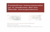 Fenilefrina intracamerular en el síndrome del iris flácido ... · PDF fileLa mayoría de medicación usada fue la Tamsulosina en el grupo de casos ( 27 /29 ) y la edad media fue