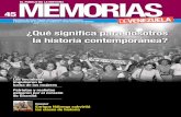 ¿Qué significa para nosotros la historia contemporánea?cnh.gob.ve/images/PDDrmemoriasdevenezuela/MDV45_Visualizacion (1… · 45 Ministerio del Poder Popular del Despacho de la