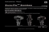 312600F, Dura-Flo Bombas, Instrucciones - Piezas, Español · PDF file312600F Instrucciones - Piezas Dura-Flo™ Bombas Bombas de acero al carbono o acero inoxidable, con biela y cilindro