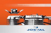 Compresores de Pistón · PDF fileCompresores JOSVAL se diferencia del resto de fabrican-tes por contar con la gama más amplia de compresores insonorizados de pistón del MUNDO, y