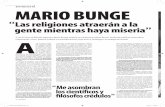MARIO BUNGE - old.sinpermiso.infoold.sinpermiso.info/articulos/ficheros/Bungefilosofia.pdf · A sus 92 años el !lósofo argentino Mario Bunge todavía se mantiene en plena forma.