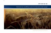 Soluciones analíticas para la industria del cereal · PDF filetras para una amplia gama de muestras. análisis químico automatizado con la solución KjeltecTMpara el análisis del