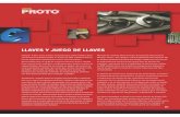 LLAVES Y JUEGO DE LLAVES - · PDF fileLLAVES DE BOCA FIJA ASD • El diseño de arco incrementa el área de contacto entre la llave y el sujetador. • Las ranuras de seguridad ayudan