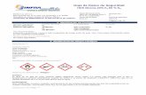 Hoja de Datos de Seguridad - infra.com.mx · PDF fileHoja de Datos de Seguridad HDS Mezcla 20% F 2 80 % N 2 1. Identificación del Producto Nombre Comercial: Mezcla 20% Flúor balance
