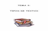 TEMA 4. Tipos de Textos - lenguaparaeso.wikispaces.comlenguaparaeso.wikispaces.com/file/view/TEMA+4.+Tipos+de+Textos..pdf · 3 3.2. TIPOS DE TEXTOS LA COMUNICACIÓN ENUNCIADO: unidad