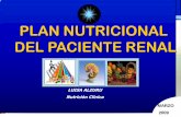 LUISA ALZURU Nutriciòn Clìnica MARZO  · PDF fileSERVICIO DE NEFROLOGÍA DEL HOSPITAL VARGAS DE CARACAS (OCTUBRE-DICIEMBRE 2007) Plan Nutricional del Paciente Renal ... Plan