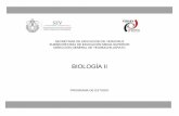 BIOLOGÍA II - sev.gob.mx A-II.pdf · PDF fileEn este marco, la Dirección General de Telebachillerato del Estado de Veracruz, se ha dado a la tarea de adecuar y contextualizar los