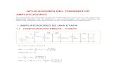 APLICACIONES DEL TRANSISTOR - ceduvirt.com transistor.pdf · APLICACIONES DEL TRANSISTOR AMPLIFICADORES Se estudiarán las diferentes clases de amplificadores como son los de audio