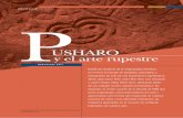 USHARO y el arte rupestre - bcrp.gob.pe · PDF filey el arte rupestre. ... dirse claramente en tres sectores: los dos primeros ... y Colombia, lo que nos haría pensar en un estilo