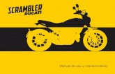Manual de uso y mantenimiento ESPAÑOL - Scrambler Ducati · PDF fileAcrónimos y abreviaturas usados dentro del manual 32 Diccionario Tecnológico 33 Pulsadores de funcionamiento