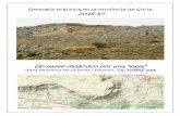 Geología práctica en la provincia de Soria 2016-17 · PDF filepaleotectónica de la placa ibérica. Ello condicionó el avance de un sistema desértico arenoso en Iberia, entre el