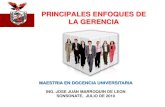PRINCIPALES ENFOQUES DE LA GERENCIA · PDF fileprincipales enfoques de la gerencia maestria en docencia universitaria ing. jose juan marroquin de leon sonsonate, julio de 2010