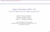 Lógica informática (2011 12) - Tema 14: Aplicaciones de la ...jalonso/cursos/li-11/temas/tema-14.pdf · PD Tema 14: Aplicaciones de la lógica proposicional Lógicainformática(2011–12)