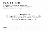 NSR-98 - j · PDF fileA.1.4.1 - POR TAMAÑO Y GRUPO DE USO ... A.3.6.7 - TORSION EN EL PISO ... A.3.6.7.1 - Torsión accidental