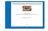CICLO: VII - Universidad Inca Garcilaso de la Vega · PDF fileIdentifica y diferencia el proceso cautelar y los procesos de ejecución, ... participa del desarrollo de la proceso ...
