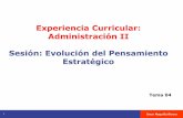 Experiencia Curricular: Administración II Sesión ... · PDF fileHammer y J. Champy. La administración con base en el rediseño radical de los procesos. 4 Omar Maguiña Rivero .