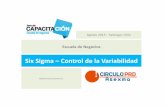 Six Sigma Control de la Variabilidad - asexma.clasexma.cl/wp-content/uploads/2015/08/Circulo-Six-Sigma-Control-de... · Escuela de Negocios Agosto 2015 – Santiago, Chile Six Sigma