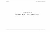 Lazarus La Biblia del SynEdit - Blog PUCPblog.pucp.edu.pe/blog/tito/wp-content/uploads/sites/610/2013/10/la... · Se puede acceder a él, a través de la pestaña ^SynEdit _ de la