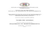 ESCUELA SUPERIOR POLITÉCNICA DE CHIMBORAZO · PDF fileescuela superior politÉcnica de chimborazo facultad de mecÁnica escuela de ingenierÍa de mantenimiento “implementaciÓn