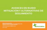 AVANCES EN RUIDO MITIGACIÓN Y ALTERNATIVAS DE · PDF fileNCh-ISO 17020-2012 (INN) Contexto actual de la evaluación del ruido en Chile ETFA RUIDO PROGRAMAS DE SEGUIMIENTO RCA PLANES