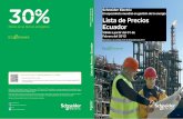 Schneider Electric Válida a partir del 01 de Febrero del ...energau.com/pdf/schneider.pdf · El especialista mundial en gestión de la energía Lista de Precios Ecuador ... Telemecanique,