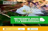 IMPORTANCIA SOCIAL DEL MEDIO AMBIENTE Y LA …afundacionesnaturaleza.org/wp-content/uploads/2016/08/3º-Informe... · Importancia del medio ambiente para el bienestar de las personas