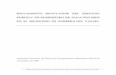 REGLAMENTO REGULADOR DEL SERVICIO PUBLICO DE SUMINISTRO DE ... · PDF fileReglamento del Servicio público de suministro de agua en el municipio de Barberà del Vallès Art. 10.- Obligaciones