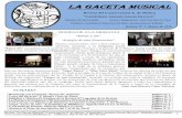 La Gaceta Musical - PAGINA · PDF filecentro de la tapa, y seis cuerdas. Es el instrumento más utilizado en géneros como blues, rock y flamenco, y bastante frecuente en cantautores