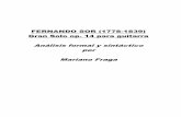 FERNANDO SOR (1778-1839) Gran Solo op. 14 para  · PDF fileFERNANDO SOR (1778-1839) Gran Solo op. 14 para guitarra Análisis formal y sintáctico por Mariano Fraga