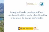 Integración de medidas de adaptación al cambio climático en · PDF fileDinámica natural / sucesión ecológica Abandono de prácticas tradicionales Intensificación de usos agrarios