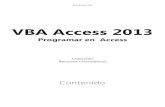 VBA Access 2013 - m.ediciones-eni.com · PDF fileEdiciones ENI VBA Access 2013 Programar en Access Colección Recursos Informáticos Contenido