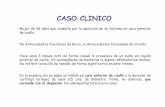 CASO CLINICO - · PDF fileCASO CLINICO Mujer de 38 años que consulta por la aparición de un bultoma en cara anterior de cuello. No Antecedentes Familiares de Bocio, ni Antecedentes