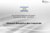 2da Jornada de Eficiencia Energética Capacitación EPSEs · PDF fileNo incrementar el numero de compresores y componentes en forma individual sin buscar soluciones integrales a medida