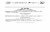 ORGANO DEL GOBIERNO CONSTITUCIONAL DEL …poarchivo.tamaulipas.gob.mx/periodicos/SUMARIOS ED_ANTERIORES... · ... por el cual se designa Presidente Municipal Suplente ... REGLAMENTO