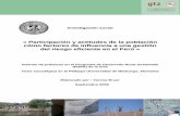 « Participación y actitudes de la población cómo factores ... · PDF file... de la GTZ Tesis sociológica en la Philipps ... (departamento de Ica), la provincia de ... pisco, tomate