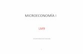 MICROECONOMÍA I · PDF fileLa clase de hoy • Tema 4: La Producción – La tecnología – Restricciones tecnológicas – La función de producción – Los rendimientos de escala