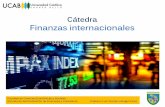 Cátedra Finanzas internacionales · PDF filefinanciero. 3. Métodos de valoración del riesgo financiero. 4. Reducción del riesgo del portafolio a través de diversificación. 5