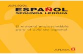 ESPAÑOL -   · PDF file  ESPAÑOL LENGUA EXTRANJERA   I.E.S eñascales a gán s/n MURCIA so comienza el 15 septiembre y termina el 18 de junio. V