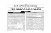 Publicacion Oficial - Diario Oficial El Peruano · PDF filemartes 30 de diciembre de 2014 año xxxi - nº 13103 541951 aÑo de la promociÓn de la industria responsable y del compromiso