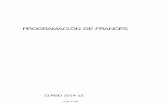 PROGRAMACIÓN DE FRANCÉS - N-DE- · PDF file1º ESO 2º ID . 13. Objetivos del curso y su contribución al desarrollo de las competencias básicas. 247. 14. Identificación de los