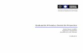 Evaluación Privada y Social de Proyectos · PDF fileproyecto . Elaboración de Flujo de Caja • Activos Intangibles: Inversión en servicios o derechos adquiridos necesarios para