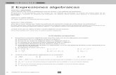 2 Expresiones algebraicas - sanvicentepaul.essanvicentepaul.es/...4_SAVIA_TEMA_2_SOLUCIONARIO.pdf · 1. Encuentra la expresión algebraica que describe cada uno de los siguientes