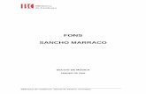FONS SANCHO MARRACO - bnc. · PDF filePER A VEUS MIXTES I REDUCCIÓ PER A PIANO /6 Retorn : sardana 1 partitura holg. reduïda (1 bif.) + 11 particel ⋅les vocals PER A DUES VEUS