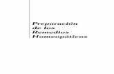 Preparación de los Remedios - Institut Homeopàtic de ... · PDF file“Consideraciones generales en la preparación de ... los principios de la TERAPIA HAHNEMANNIANA y en aplicación