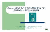 BALANCEO DE ECUACIONES DE ÓXIDO - REDUCCIÓN Rivas Montes Jorge, et al; “Manual de Laboratorio de Ciencia Básica I”; FES ZARAGOZA UNAM; Marzo de 2003. ... oxido_reduccion(HCST).ppt