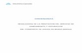 ORDENANZA -   · PDF file1 ordenanza reguladora de la prestaciÓn del servicio de saneamiento y depuracion del consorcio de aguas de bilbao-bizkaia